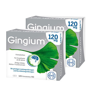 Gingium 120 mg Filmtabletten Doppelpackung 