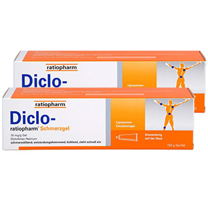 DICLO-RATIOPHARM Schmerzgel Doppelpackung 
