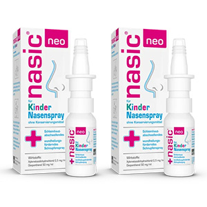 NASIC neo für Kinder Nasenspray Doppelpackung 