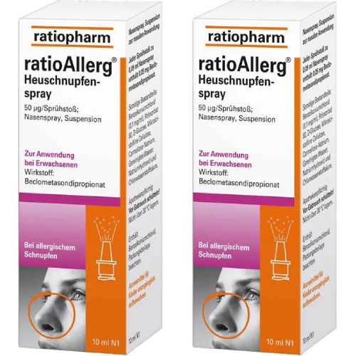 RATIOALLERG Heuschnupfenspray Doppelpackung 