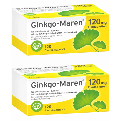 GINKGO-MAREN 120 mg Filmtabletten Doppelpackung 