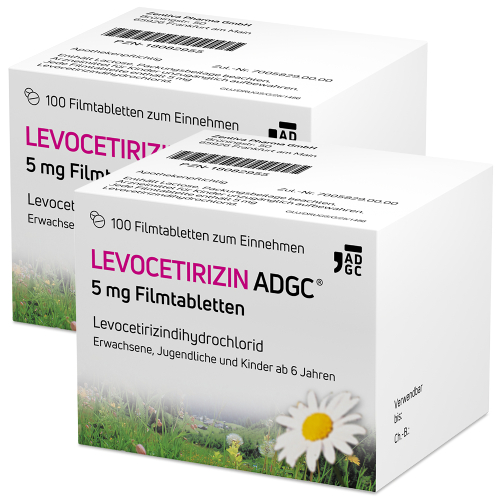 LEVOCETIRIZIN ADGC 5 mg Filmtabletten Doppelpackung 