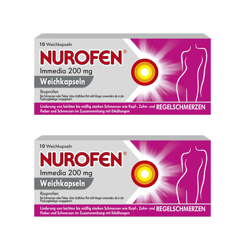 NUROFEN Immedia 200 mg Weichkapseln Doppelpackung 