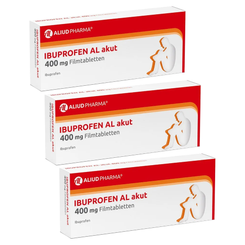 Ibuprofen AL akut 400 mg Filmtabletten bei akuten Schmerzen 