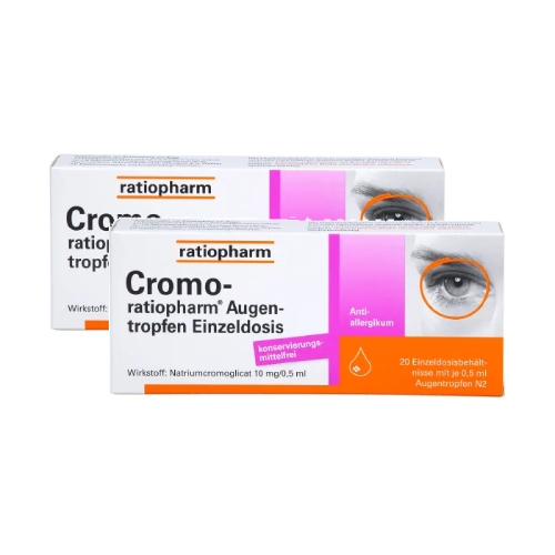CROMO-RATIOPHARM Augentropfen Einzeldosis Set 