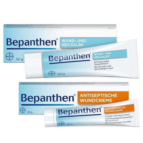 BEPANTHEN Wund- und Heilsalbe + antiseptische Wundcreme