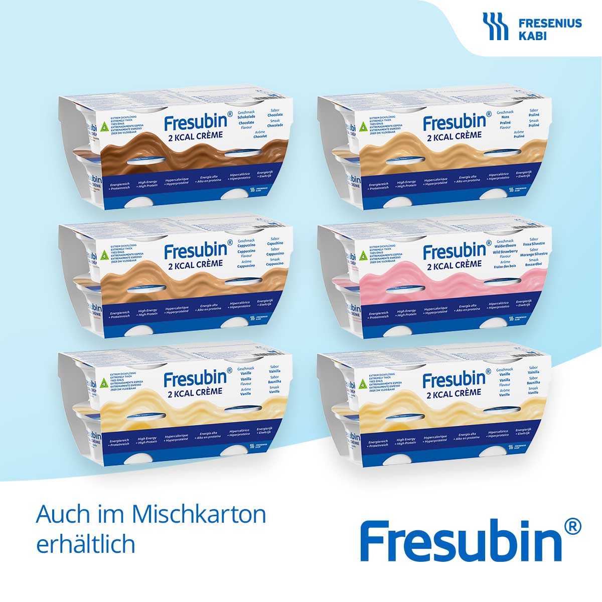 FRESUBIN 2 kcal Creme Mischkarton im Becher