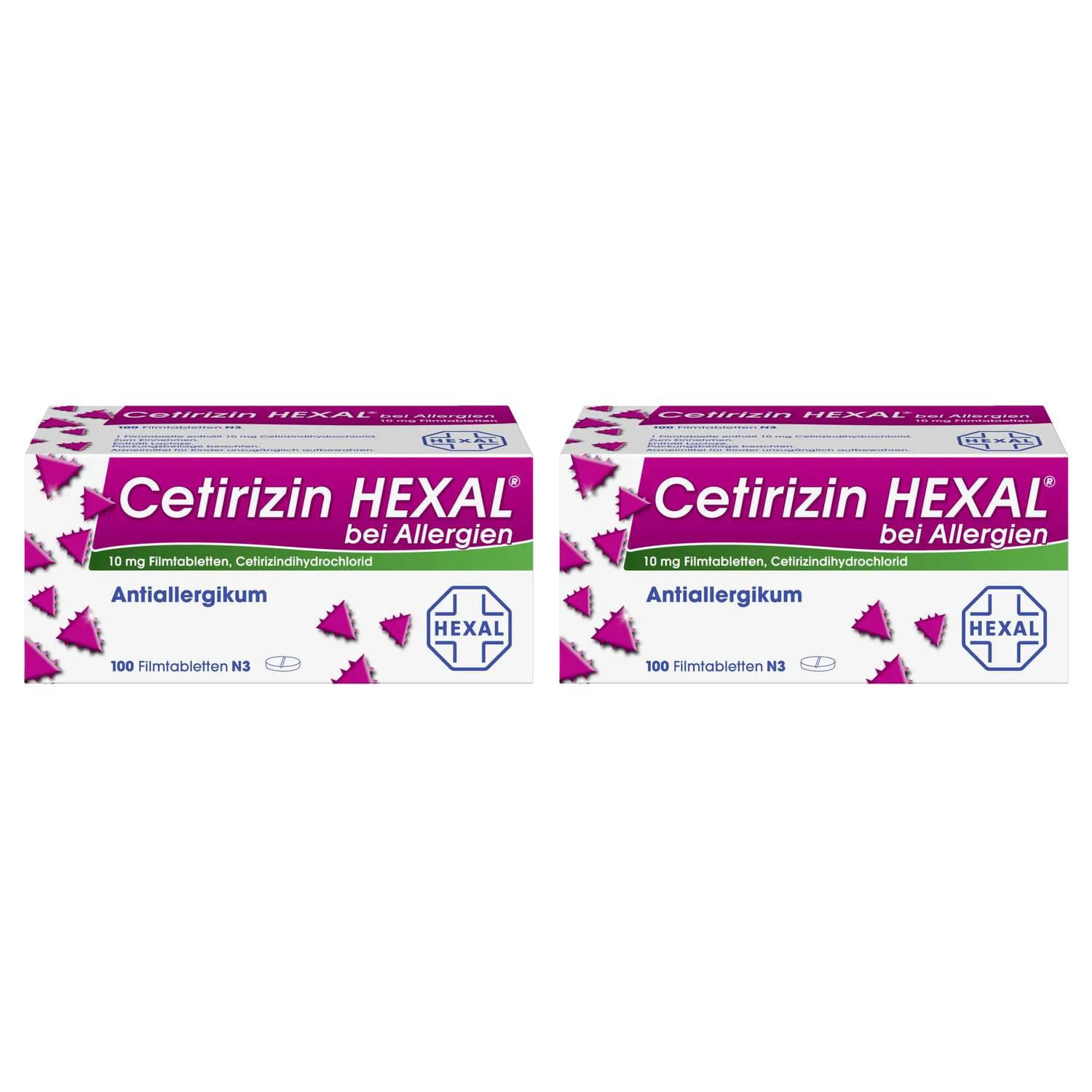 Cetirizin HEXAL®  bei Allergien Doppelpackung 