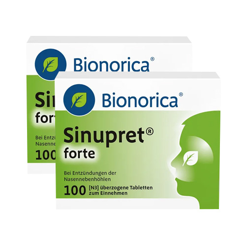 SINUPRET forte überzogene Tabletten Set 