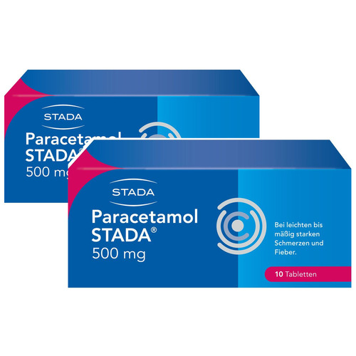 PARACETAMOL STADA 500 mg Tabletten Doppelpackung 