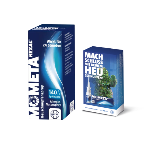 MometaHEXAL® Heuschnupfenspray + Taschentücher